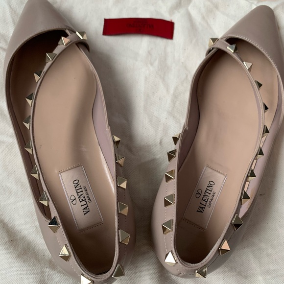 VALENTINO studded flat never worn - Picture 2 of 5